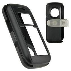 Wireless Emporium, Inc. LG VX9900 Snap-On Rubberized Protector Case w/Clip (Black)