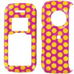 Wireless Emporium, Inc. LG enV VX9900 Hot Pink with Glitter Dots Snap-On Protector Case Faceplate