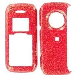 Wireless Emporium, Inc. LG enV VX9900 Red Glitter Snap-On Protector Case Faceplate