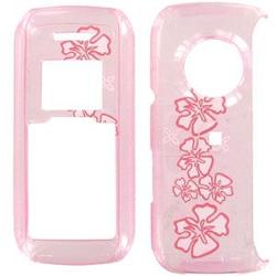 Wireless Emporium, Inc. LG enV VX9900 Trans. Pink Hawaii Snap-On Protector Case Faceplate