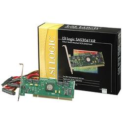 LSI LOGIC LSI Logic SAS3041X-R 4 Port SAS/SATA RAID Controller - PCI-X - Up to 300MBps per Port - 4 x 7-pin Serial ATA/300 - Serial ATA Internal (LSI00166)