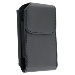 Eforcity Leather Case w/ Credit Card Holder for Nokia N75, black by Eforcity