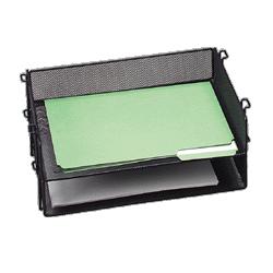 Sparco Products Letter Tray, Steel Mesh, 14-1/4 Wx9-1/2 Dx3-1/2 H, Black (SPR90205)