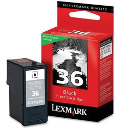 LEXMARK Lexmark No.36 Black Ink Cartridge - Black