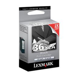 LEXMARK Lexmark No.36XLA High Yield Black Ink Cartridge - Black