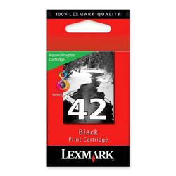 LEXMARK Lexmark No. 42 Black Ink Cartridge - Black