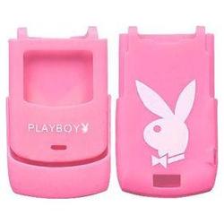 Wireless Emporium, Inc. Limited Edition PLAYBOY Silicone Case for Motorola V3 Razr Series (Pink)