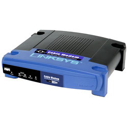 LINKSYS - IMO REFURB Linksys Cable Modem with USB and Ethernet Connections Linksys Certified Refurbished Product (No Returns)
