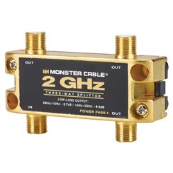 Monster Cable MONSTER CABLE TGHZ-3RF MKII 2 GHz RF Splitter (3-Way)