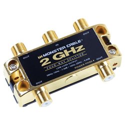 Monster Cable MONSTER CABLE TGHZ-4RF MKII 2 GHz RF Splitter (4-Way)