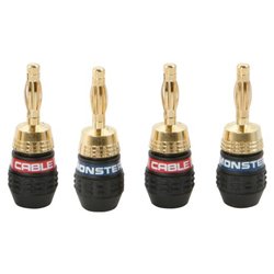 Monster MONSTER QL GMT-H MKII QuickLock Gold Banana Connectors