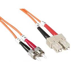 MICROPAC TECHNOLOGIES MPT Fiber Optic Duplex Patch Cable - 2 x ST - 2 x SC - 16.4ft - Orange