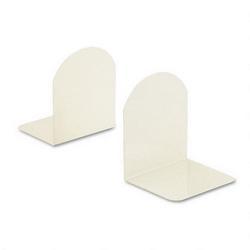 Universal Office Products Magnetic Bookends, 6w x 5d x 7h, Putty (UNV54072)