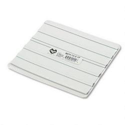 Magna Visual, Inc. Magnetic Card Holders, 2w x 1h, White, 25/Pack (MAVMCH1221P)