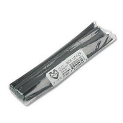 Magna Visual, Inc. Magnetic Card Holders, 6w x 1/2h, Charcoal, 10/Pack (MAVMCH12560P)