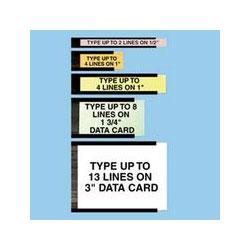 Magna Visual, Inc. Magnetic Card Holders, 6w x 1h, Charcoal, 10/Pack (MAVMCH1260P)