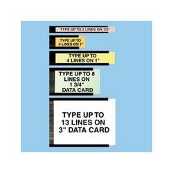 Magna Visual, Inc. Magnetic Card Holders, 6w x 1h, Charcoal, 10/Pack (MAVMCH1260P)