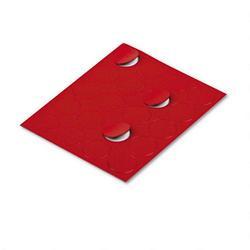 Quartet Manufacturing. Co. Magnetic Circles, 3/4 Diameter, Red, 20/Set (QRTMCR)