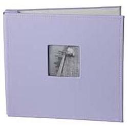 Making Memories Postbound Leather Cover Album With Window 12X12-Lavender