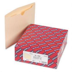 Smead Manufacturing Co. Manila Recycled File Jackets, Single Ply Tab, Flat, Letter, 100/Box (SMD75410)