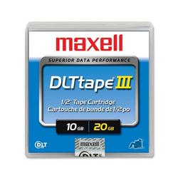 Maxell Corp. Of America Maxell DLTtape III DLT-2000 Data Cartridge - DLT DLTtapeIII - 10GB (Native)/20GB (Compressed) (183670)