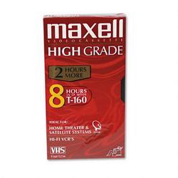 Maxell Corp. Of America Maxell T-160HG VHS Videocassette - VHS - 160Minute
