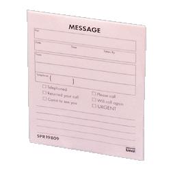 Sparco Products Message Pads, Adhesive, 4 x5 , 50 Sheets/Pad, Pink (SPR19809)