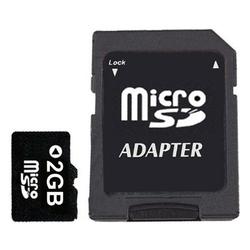 Eforcity Micro SD / Transflash Memory Card with Adaptor, 2GB