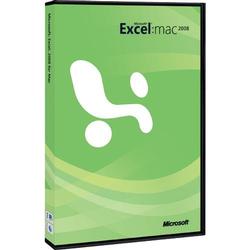 Microsoft Excel:mac 2008 - Complete Product - 1 PC - Retail - Mac, Intel-based Mac
