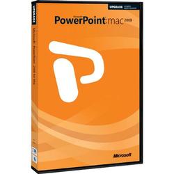 Microsoft PowerPoint:mac 2008 - Upgrade - Retail - Mac, Intel-based Mac