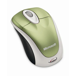 Microsoft Wireless Notebook Optical Mouse 3000 - Aloe Green