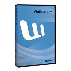 Microsoft Word:mac 2008 - Upgrade - Retail - Mac, Intel-based Mac