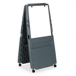 Iceberg Enterprises Mobile Presentation Flipchart Easel, 33w x 28d x 73h, Charcoal Gray (ICE30137)