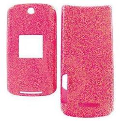 Wireless Emporium, Inc. Motorola KRZR K1 Red Glitter Snap-On Protector Case Faceplate