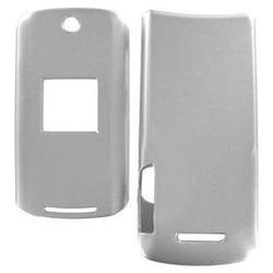 Wireless Emporium, Inc. Motorola KRZR K1 Silver Snap-On Protector Case Faceplate