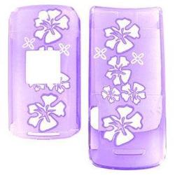 Wireless Emporium, Inc. Motorola KRZR K1 Trans. Purple Hawaii Snap-On Protector Case Faceplate
