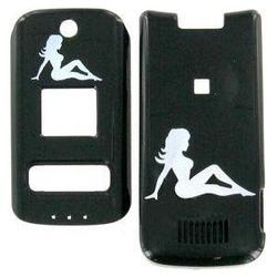 Wireless Emporium, Inc. Motorola KRZR K1m Girl Silhouette Snap-On Protector Case Faceplate