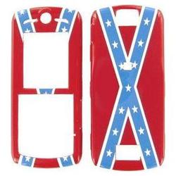 Wireless Emporium, Inc. Motorola L7 Rebel Flag Snap-On Protector Case Faceplate