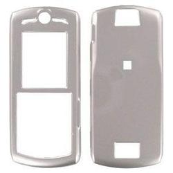 Wireless Emporium, Inc. Motorola L7 Silver Snap-On Protector Case Faceplate