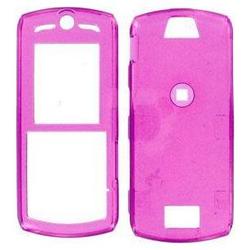 Wireless Emporium, Inc. Motorola L7 Trans. Purple Snap-On Protector Case Faceplate