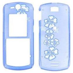 Wireless Emporium, Inc. Motorola L7c Trans. Blue Hawaii Snap-On Protector Case Faceplate