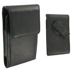 Wireless Emporium, Inc. Motorola Q Premium Leather Vertical Pouch (Black)