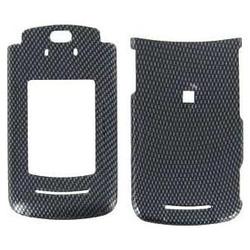 Wireless Emporium, Inc. Motorola RAZR2 V9 Carbon Fiber Snap-On Protector Case Faceplate