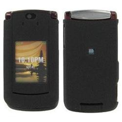 Wireless Emporium, Inc. Motorola RAZR2 V9 Snap-On Rubberized Protector Case w/Clip (Black)