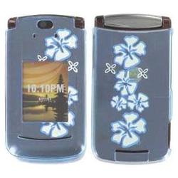 Wireless Emporium, Inc. Motorola RAZR2 V9 Trans. Blue Hawaii Snap-On Protector Case Faceplate