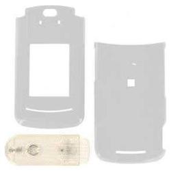 Wireless Emporium, Inc. Motorola RAZR2 V9 White Snap-On Protector Case Faceplate