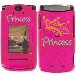 Wireless Emporium, Inc. Motorola RAZR2 V9m Princess Snap-On Protector Case Faceplate