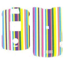 Wireless Emporium, Inc. Motorola V3/V3m/V3c Color Stripes Snap-On Protector Case Faceplate