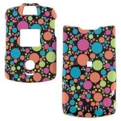 Wireless Emporium, Inc. Motorola V3/V3m/V3c Colorful Circles Snap-On Protector Case Faceplate