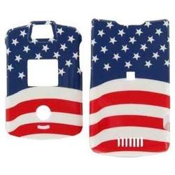 Wireless Emporium, Inc. Motorola V3/V3m/V3c Old Glory Snap-On Protector Case Faceplate